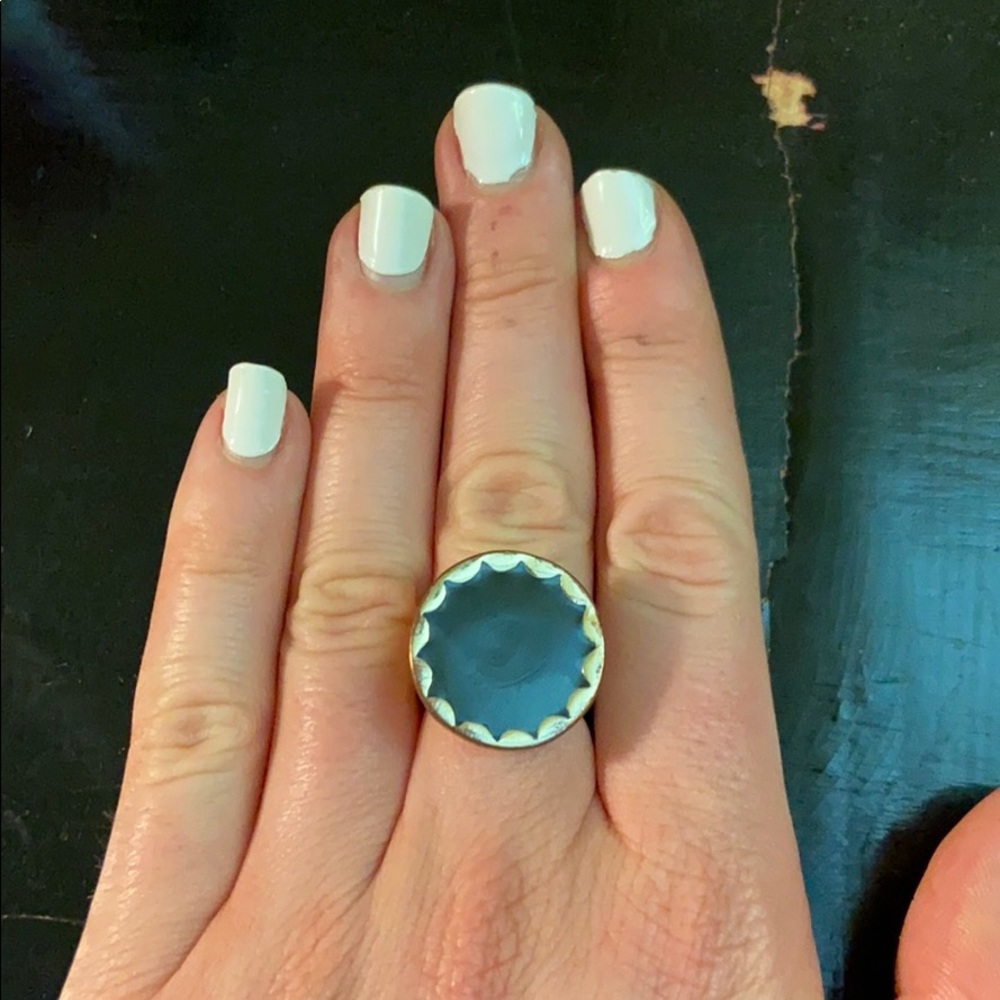 3/$13 black stylish adjustable ring